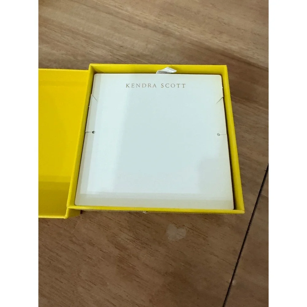 Kendra Scott Jewelry Packaging Set 3 Boxes 1 Pouch 1 Gift Bag Yellow White Logo